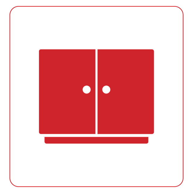 Cabinet icon for repainting service